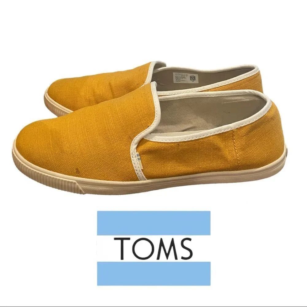 TOMS Women's Sunflower Clemente Canvas Slip On Loafers Sneakers